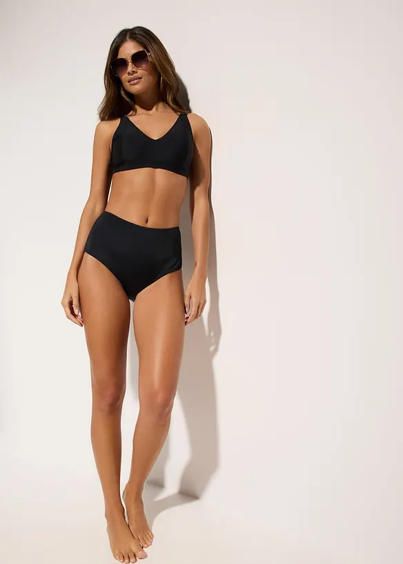 Bikini con scollatura a V (set 2 pezzi), bonprix