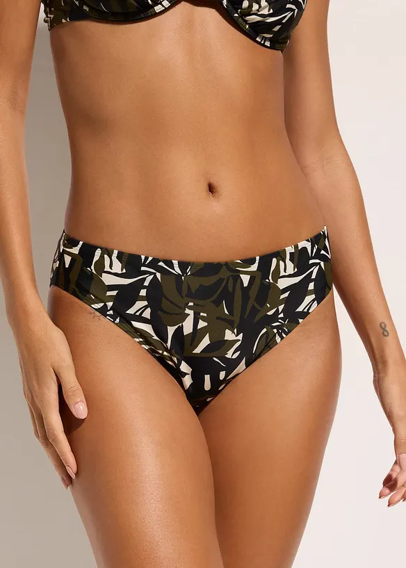 Slip per bikini (pacco da 2) tinta unita e in fantasia, bonprix