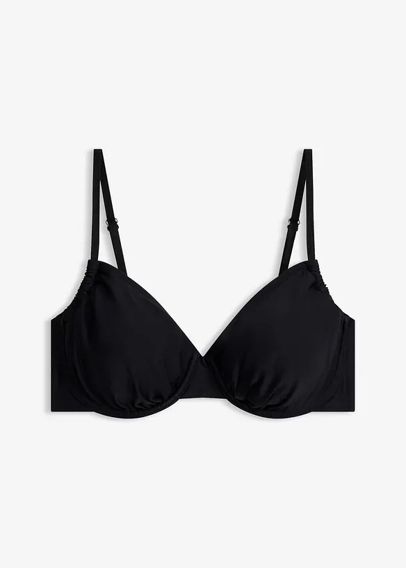 Reggiseno per bikini con arricciatura laterale, bonprix