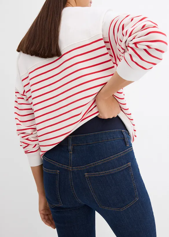 Jeans pr&eacute;maman con cotone biologico, straight, bonprix
