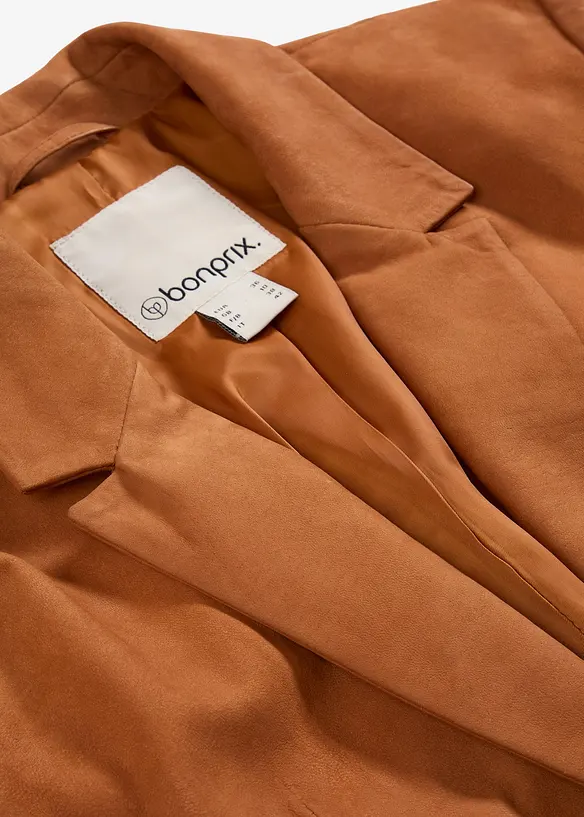 Blazer in pelle scamosciata, bonprix
