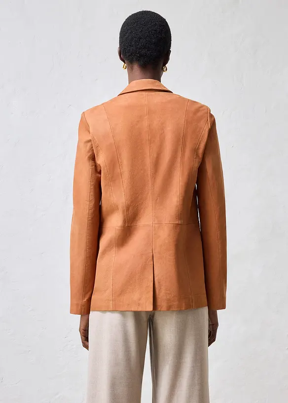 Blazer in pelle scamosciata, bonprix