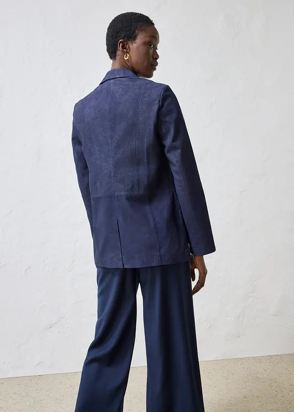 Blazer in pelle scamosciata, bonprix