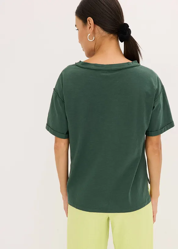 T-shirt oversize in puro cotone, bonprix