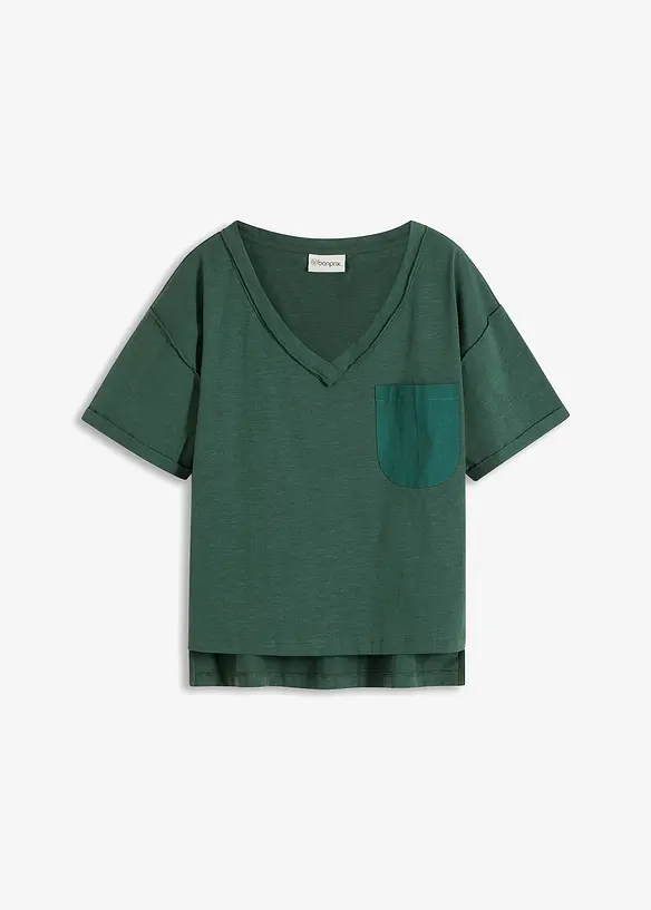 T-shirt oversize in puro cotone, bonprix