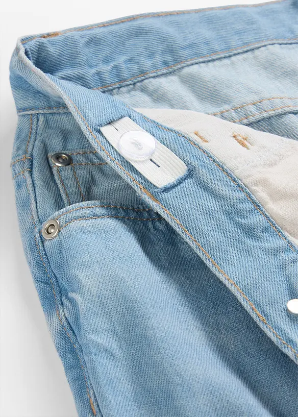 Jeans wide leg, vita media, bonprix