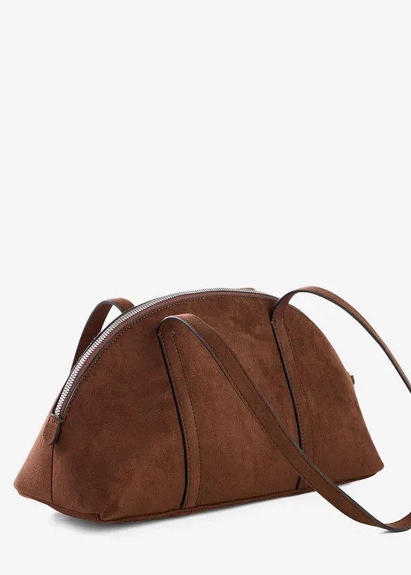 Borsa a tracolla in similpelle scamosciata, bonprix