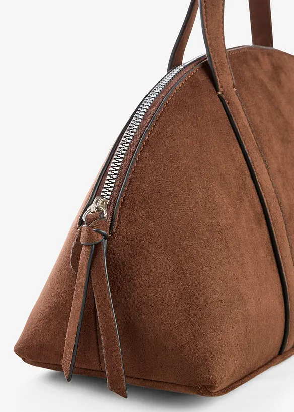 Borsa a tracolla in similpelle scamosciata, bonprix