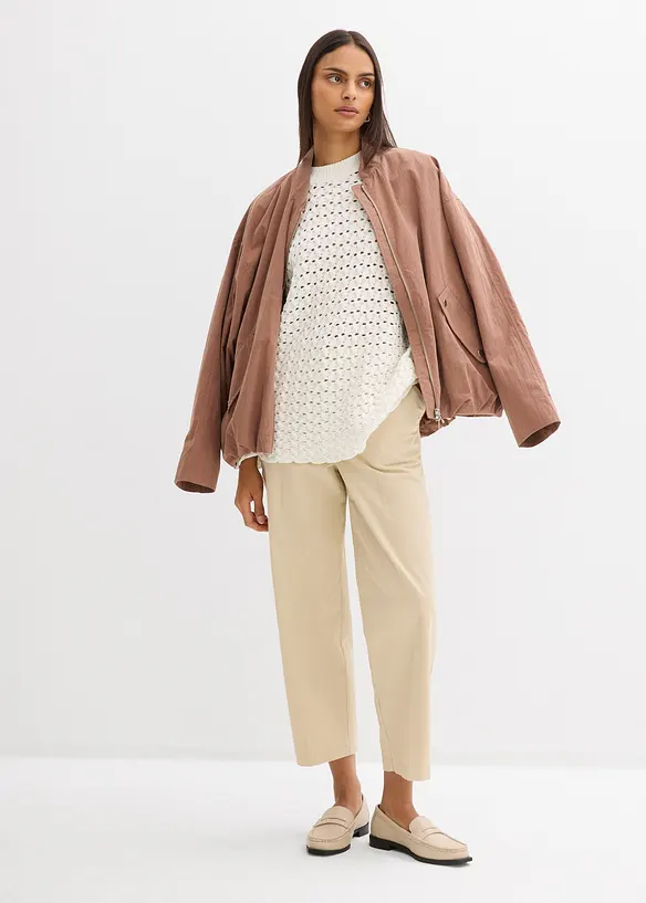 Maglione traforato, bonprix