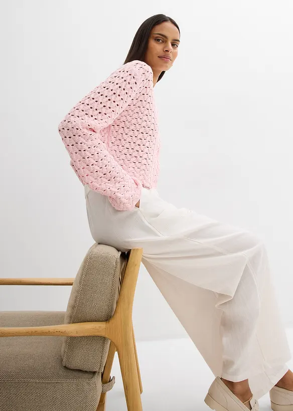 Cardigan traforato, bonprix