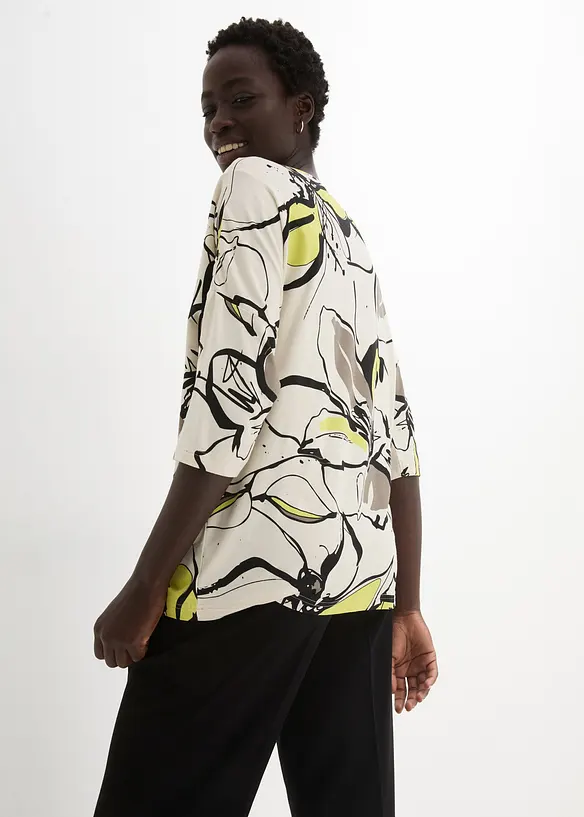 Maglia in fantasia floreale, bonprix