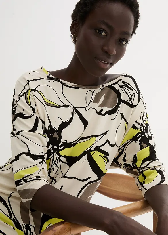 Maglia in fantasia floreale, bonprix