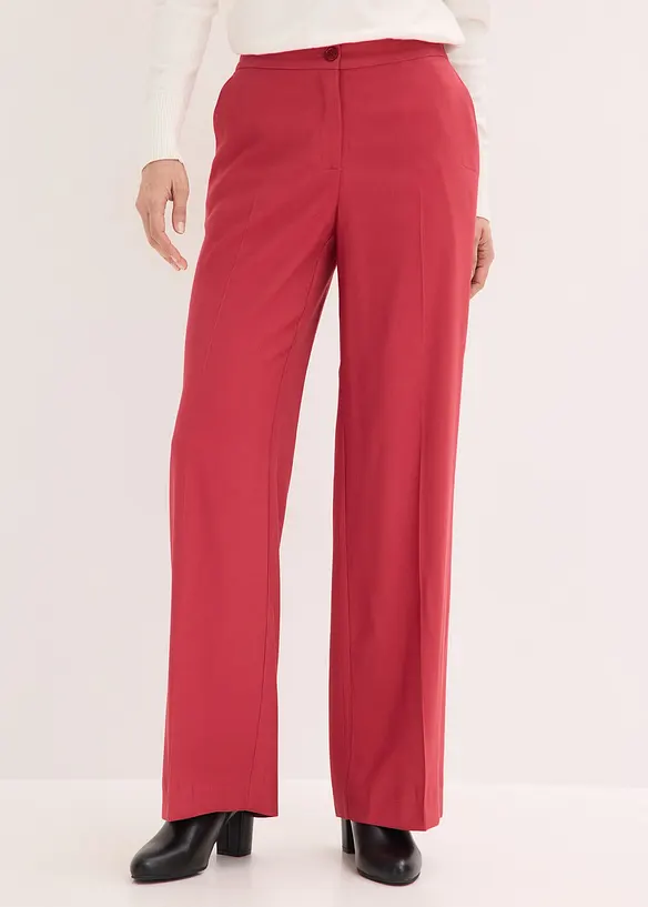 Pantaloni larghi leggeri con viscosa, bonprix