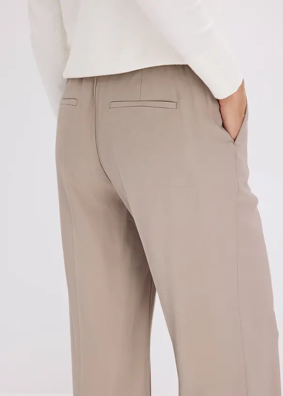 Pantaloni larghi leggeri con viscosa, bonprix