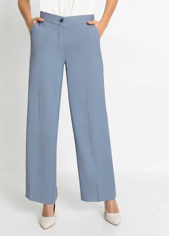 Pantaloni larghi leggeri con viscosa, bonprix