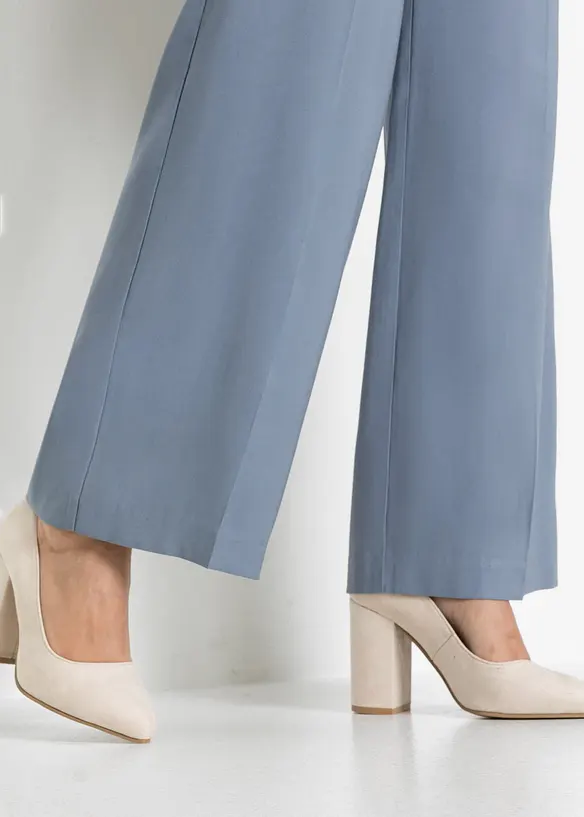 Pantaloni larghi leggeri con viscosa, bonprix