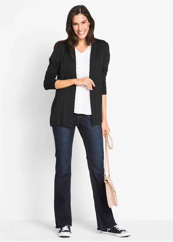 Cardigan in maglina di morbida viscosa, bonprix