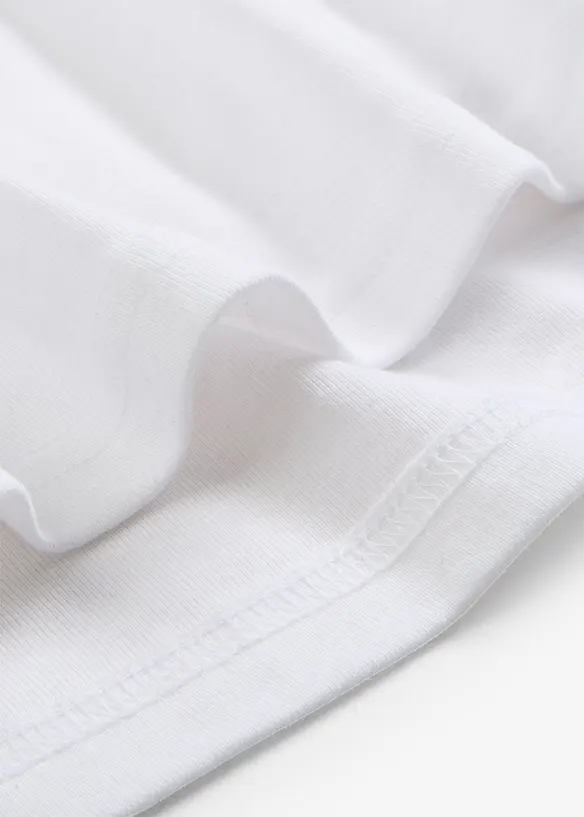 Top con spalline sottili in puro cotone (pacco da 3), bonprix