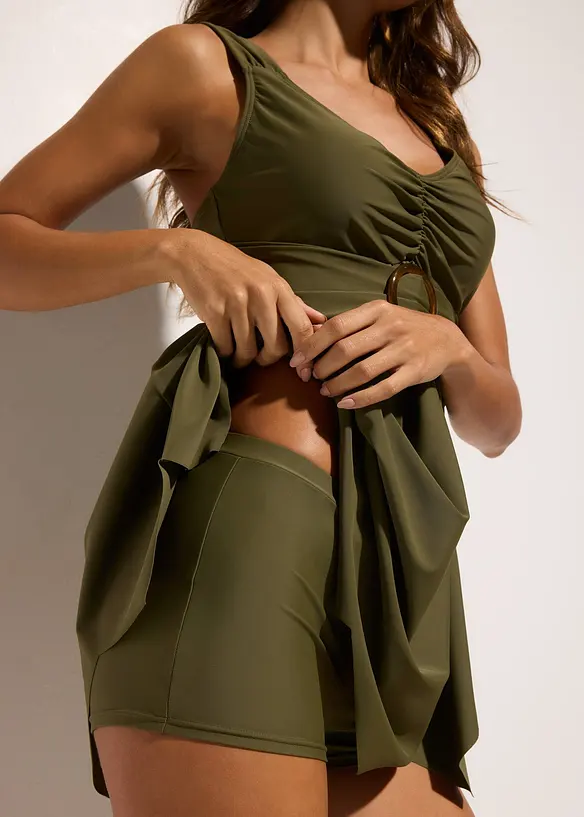 Tankini lungo con spalline larghe (set 2 pezzi), bonprix