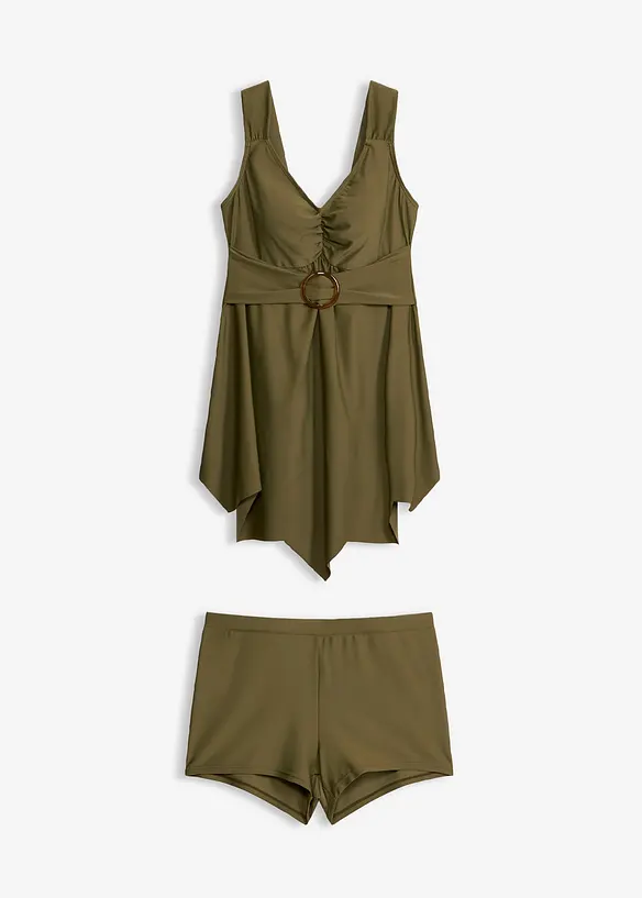 Tankini lungo con spalline larghe (set 2 pezzi), bonprix