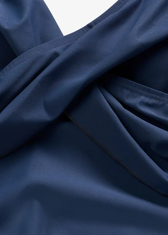 Costume intero con dettaglio incrociato ed effetto modellante leggero, bonprix