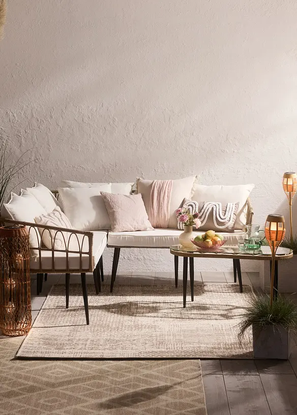 Tappeto lavabile da interno ed esterno con motivo grafico, bonprix