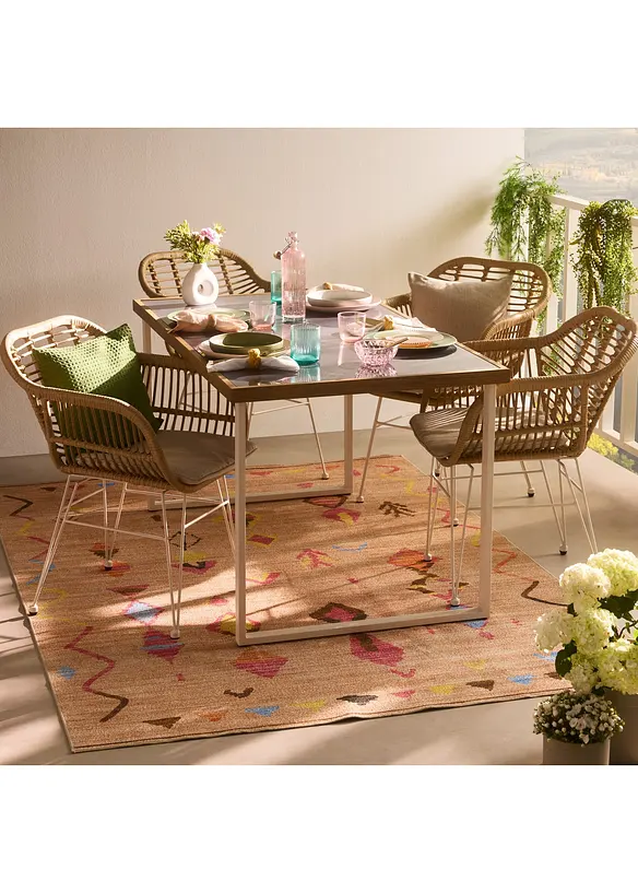 Tappeto lavabile da interno ed esterno con motivo orientale, bonprix