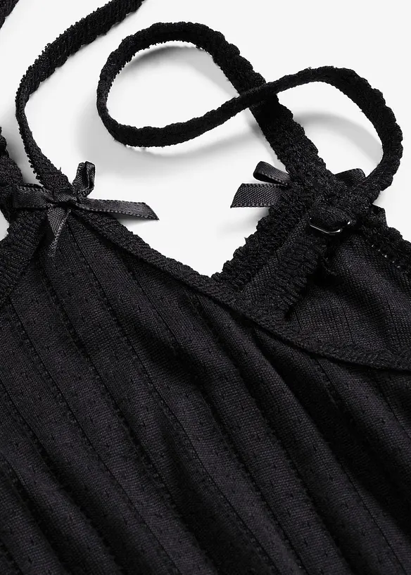 Pigiama in morbido jersey pointelle, bonprix