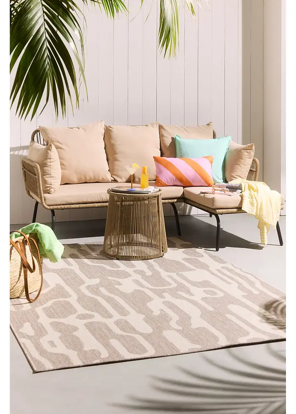 Tappeto da interno ed esterno con motivo grafico, bonprix