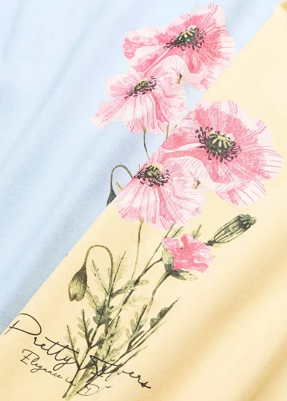 Camicia da notte corta in puro cotone (pacco da 2), bonprix