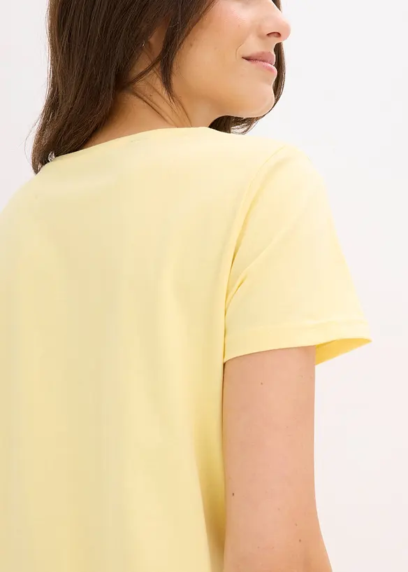 Camicia da notte corta in puro cotone (pacco da 2), bonprix