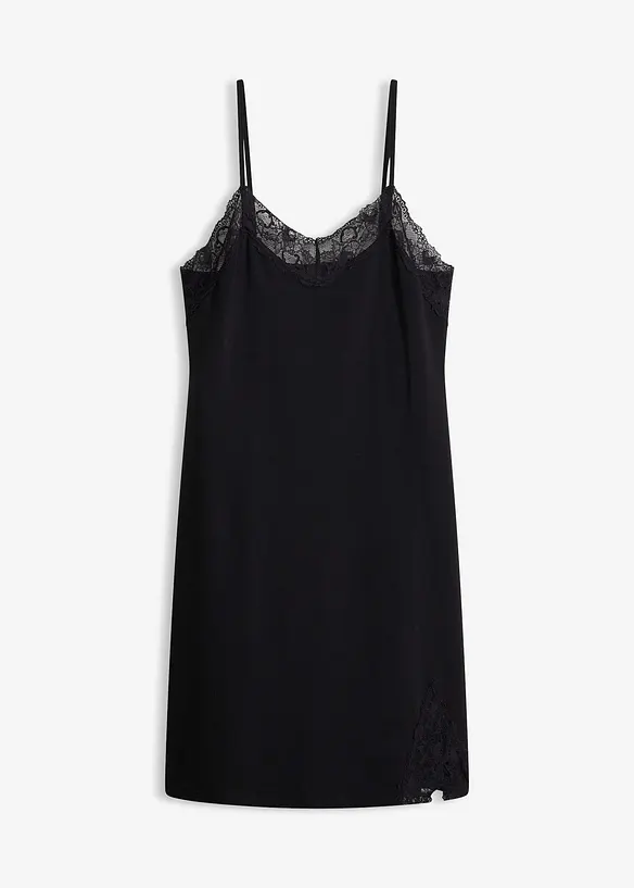 Camicia da notte corta con spalline sottili, bonprix