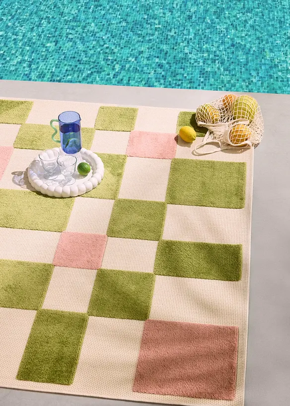 Tappeto da interno ed esterno con motivi a rilievo, bonprix