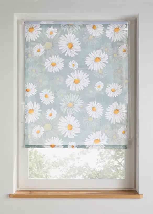 Tenda a rullo filtrante in fantasia floreale, bonprix