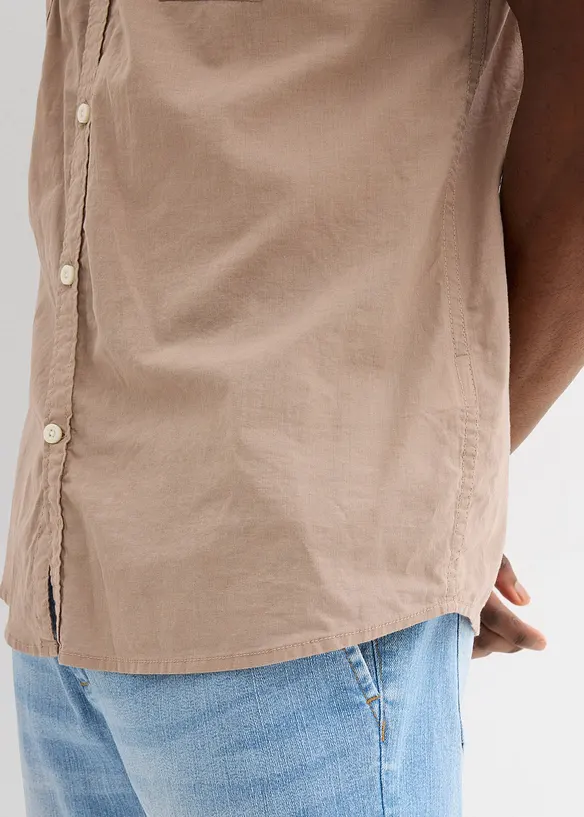 Camicia a maniche corte in puro cotone, bonprix
