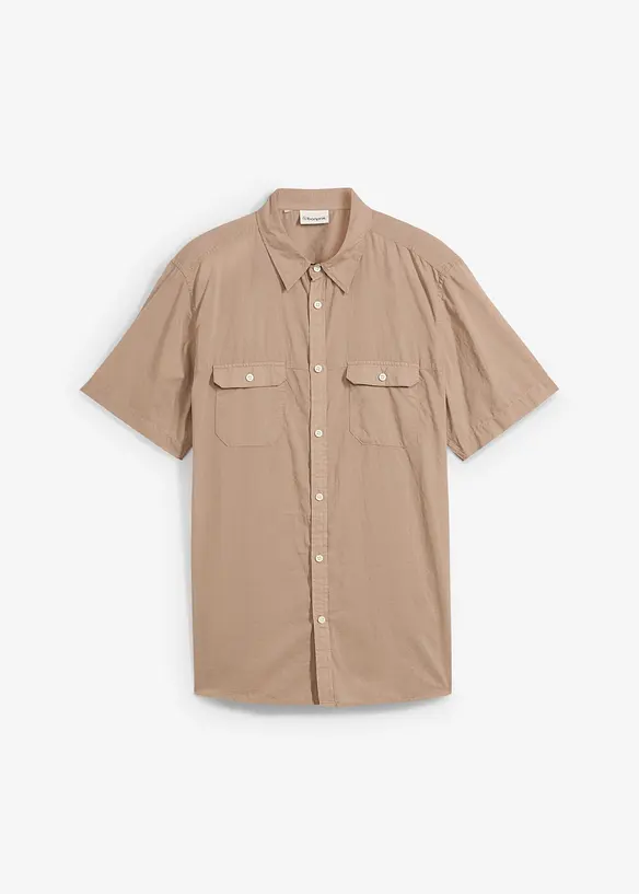 Camicia a maniche corte in puro cotone, bonprix