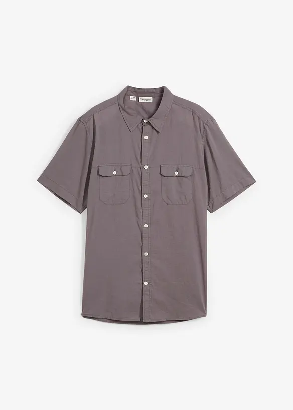 Camicia a maniche corte in puro cotone, bonprix