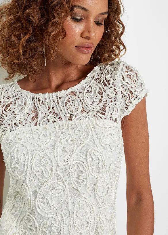 Blusa in pizzo, bonprix