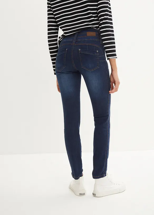 Jeans modellanti slim, vita alta, bonprix