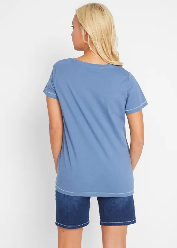 T-shirt in puro cotone, bonprix