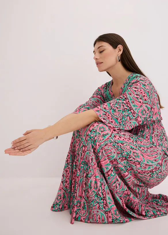 Abito lungo in viscosa fluida, bonprix