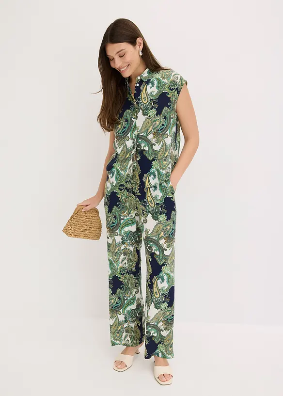 Pantaloni fantasia in viscosa fluida, bonprix