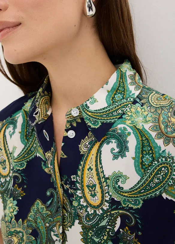 Camicetta fantasia in viscosa fluida, bonprix