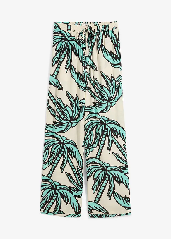 Pantaloni larghi in viscosa fluida, bonprix