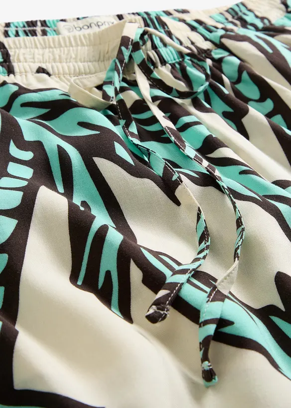 Pantaloni larghi in viscosa fluida, bonprix