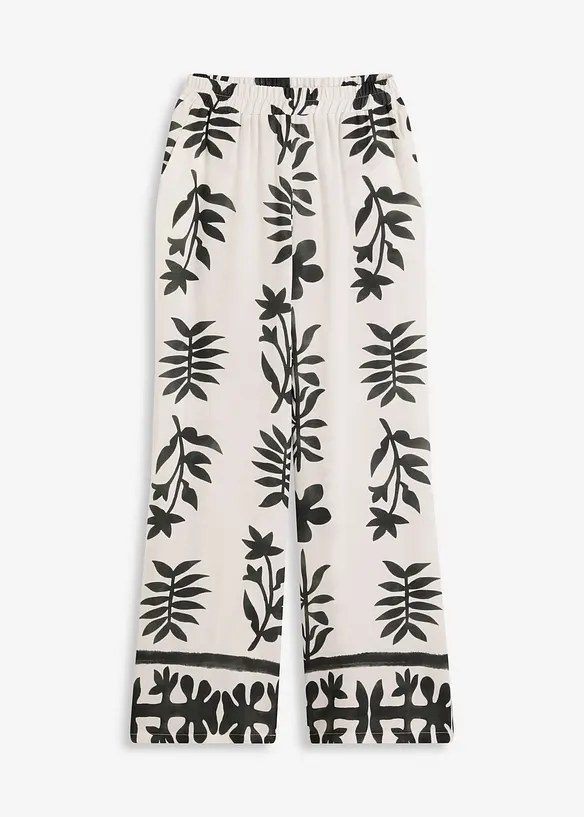 Pantaloni fantasia in viscosa fluida, bonprix