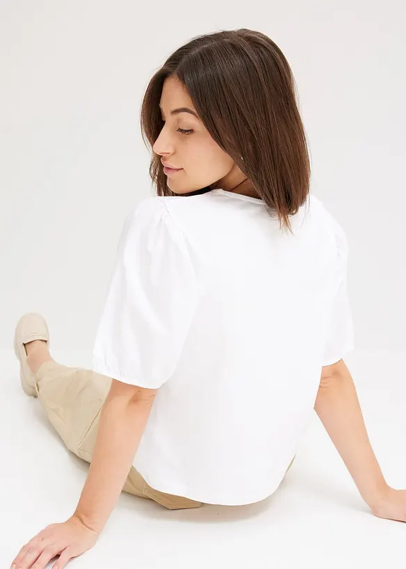 Maglia con maniche a palloncino, bonprix