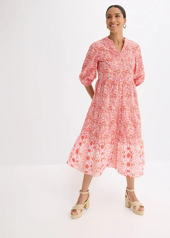 Abito midi in cotone leggero, bonprix