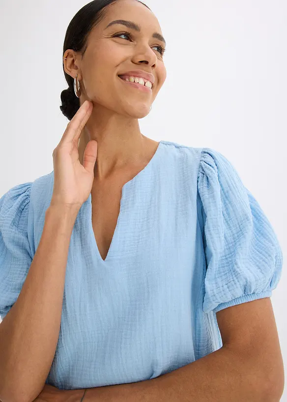 Abito corto in mussola, bonprix