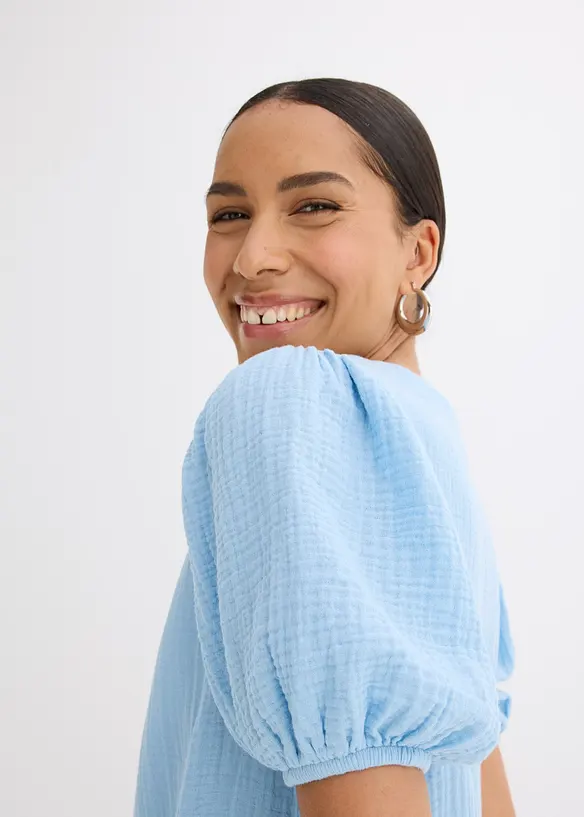 Abito corto in mussola, bonprix